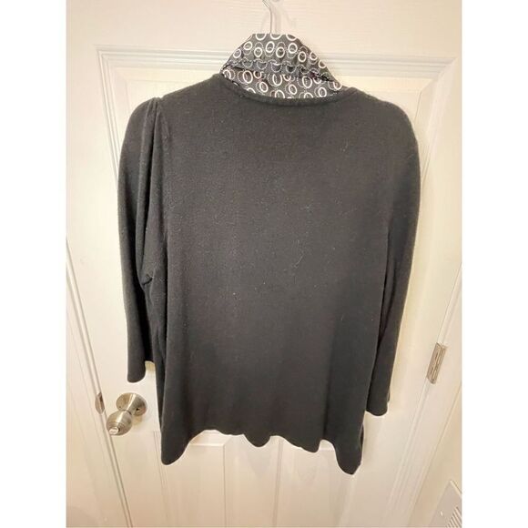 Notations black sweater shirt size 2X - Picture 2 of 7